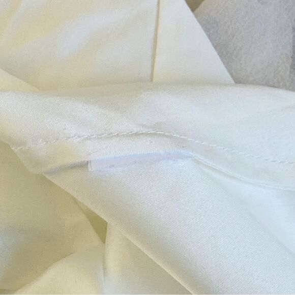 Milly x Revolve White Silk Flyaway Crystal Rhinestone Camisole Tank Top Sz S/4-6 - Picture 14 of 16